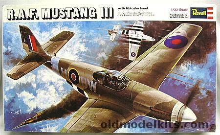 Revell 1/32 RAF Mustang III (P-51) - With Malcolm Hood, H152 plastic model kit